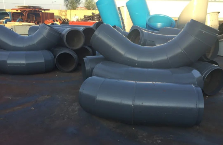 耐磨管道成品，堆焊耐磨管生產車間實景展示(圖4)